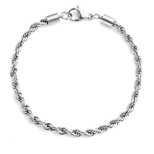 Stellar Touch Silver Chain Bracelet