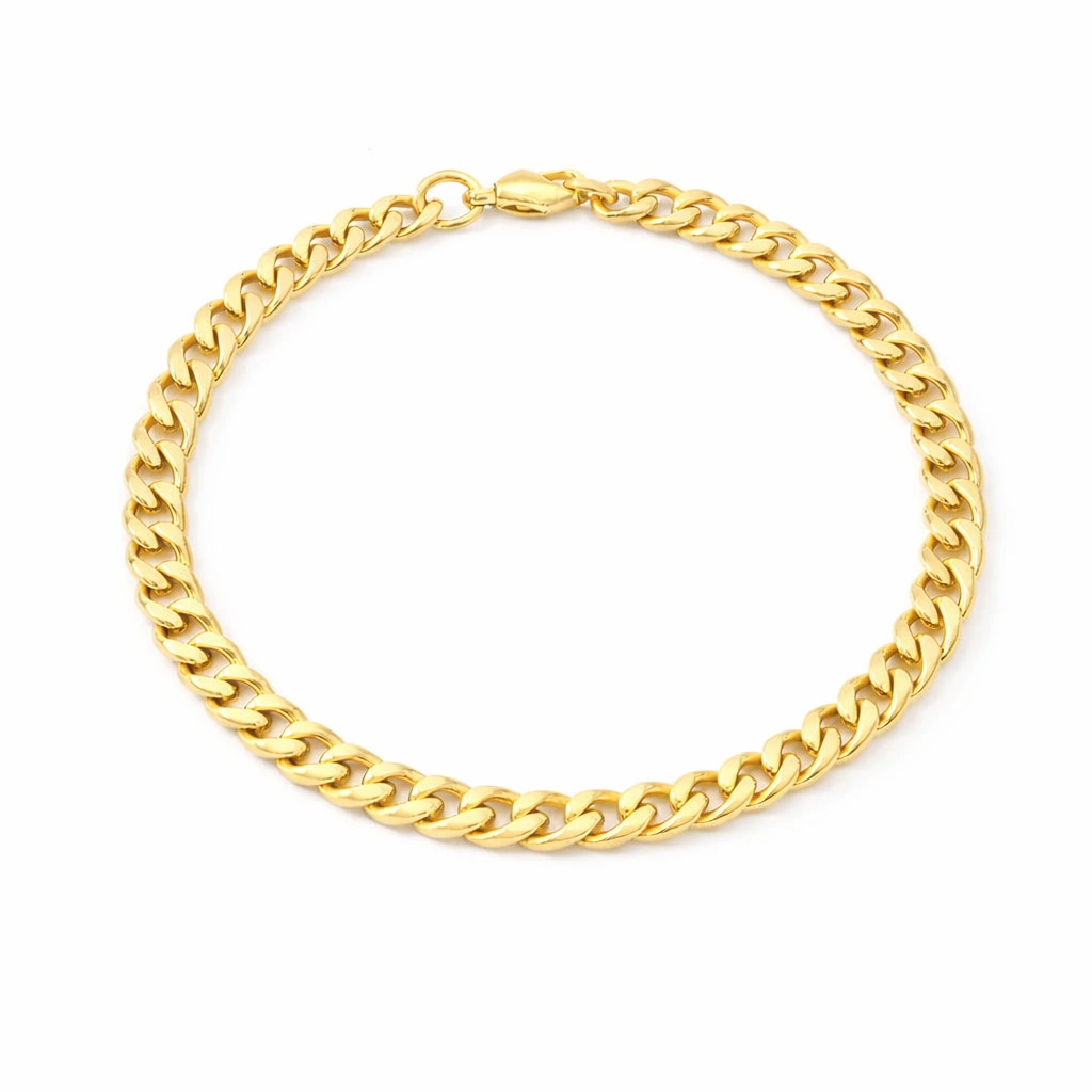 Classic Cuban Gold Chain Bracelet