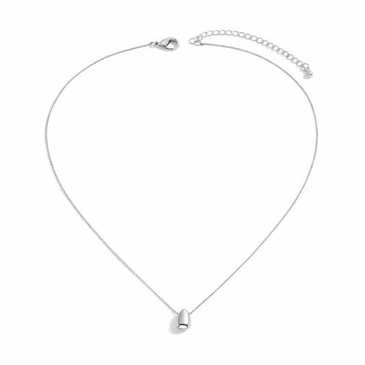 Water Drop Silver Necklace
